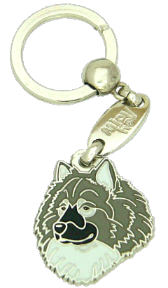 EURASIER GREY - pet ID tag, dog ID tags, pet tags, personalized pet tags MjavHov - engraved pet tags online